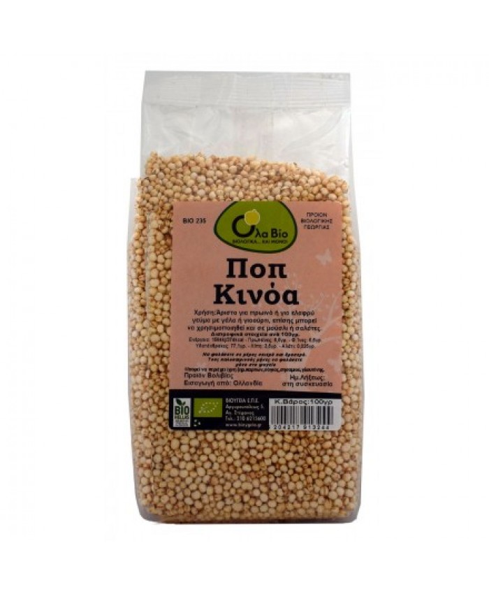 ΠΟΠ ΚΙΝΟΑ 100 GRAM Νιφάδες & Ποπ